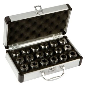 18-Piece ER32 Collet Set – High Precision AA Grade (3-20 mm) with Carrying Case